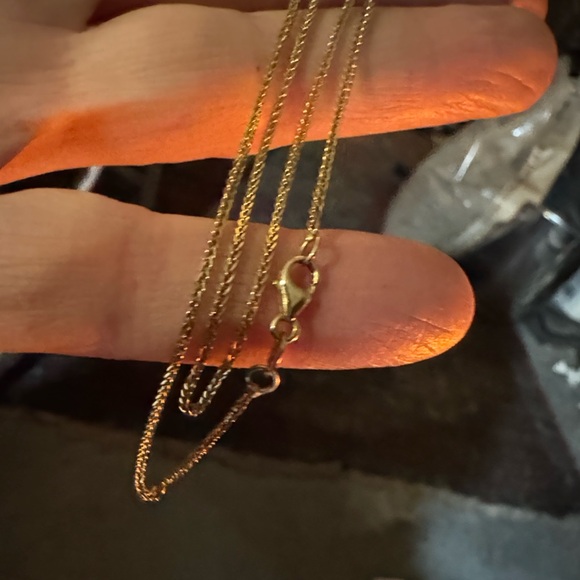 14k Fox Tail Weave chain - Picture 4 of 6